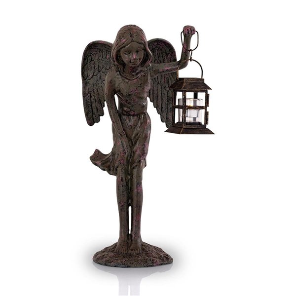 Brillantez 18 x 9.50 x 9 in. Angel Girl Garden Lantern BR2486430